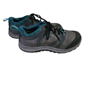 KEEN Utility Sedona Pulse Alloy Toe Safety Shoes Women’s 8 Gray Black Work Low